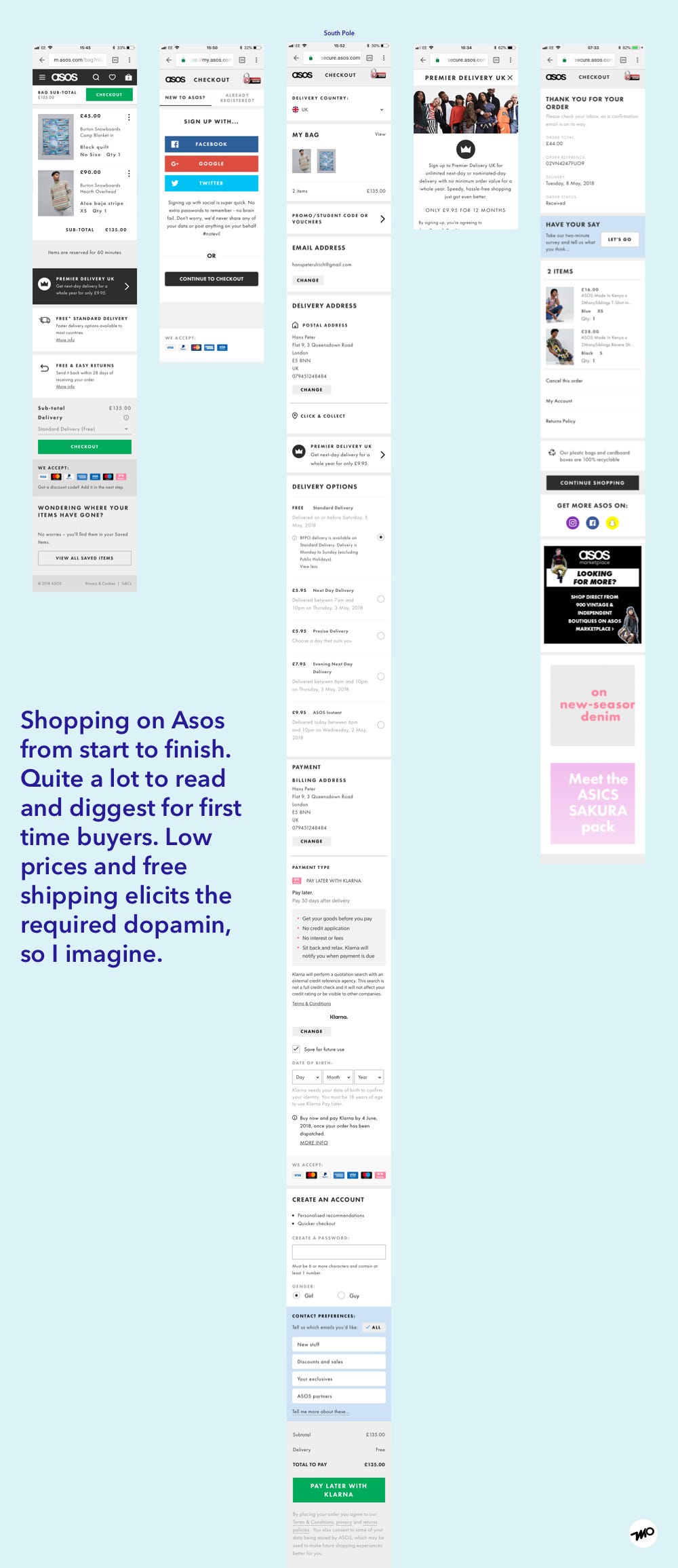 Learn from the best: Asos.com mobile e-commerce checkout. Part 17