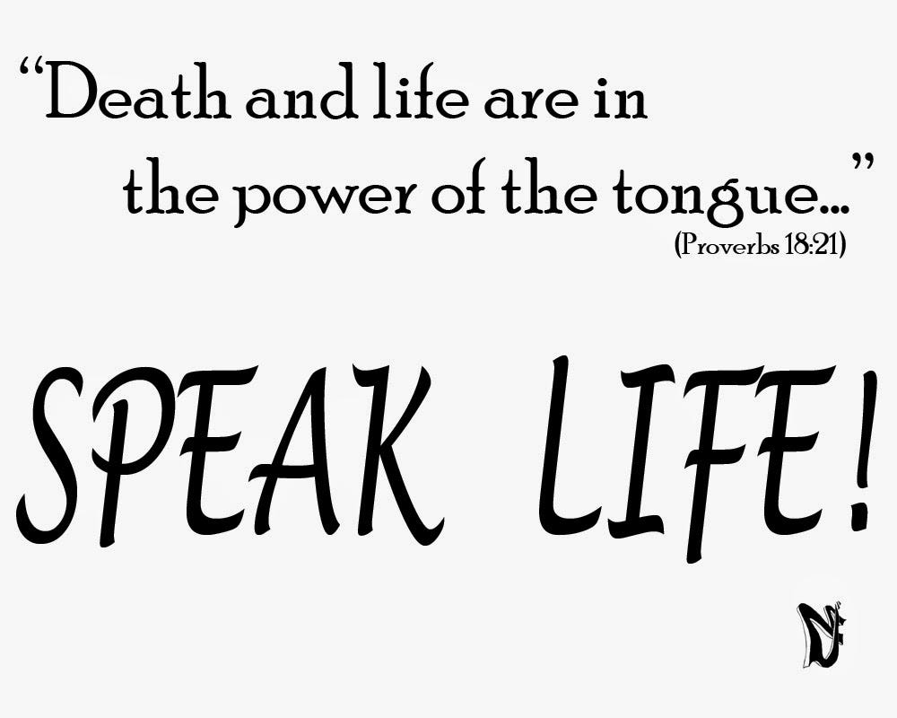 Life And Death Are In The Power Of The Tongue By Treadmill Treats Medium