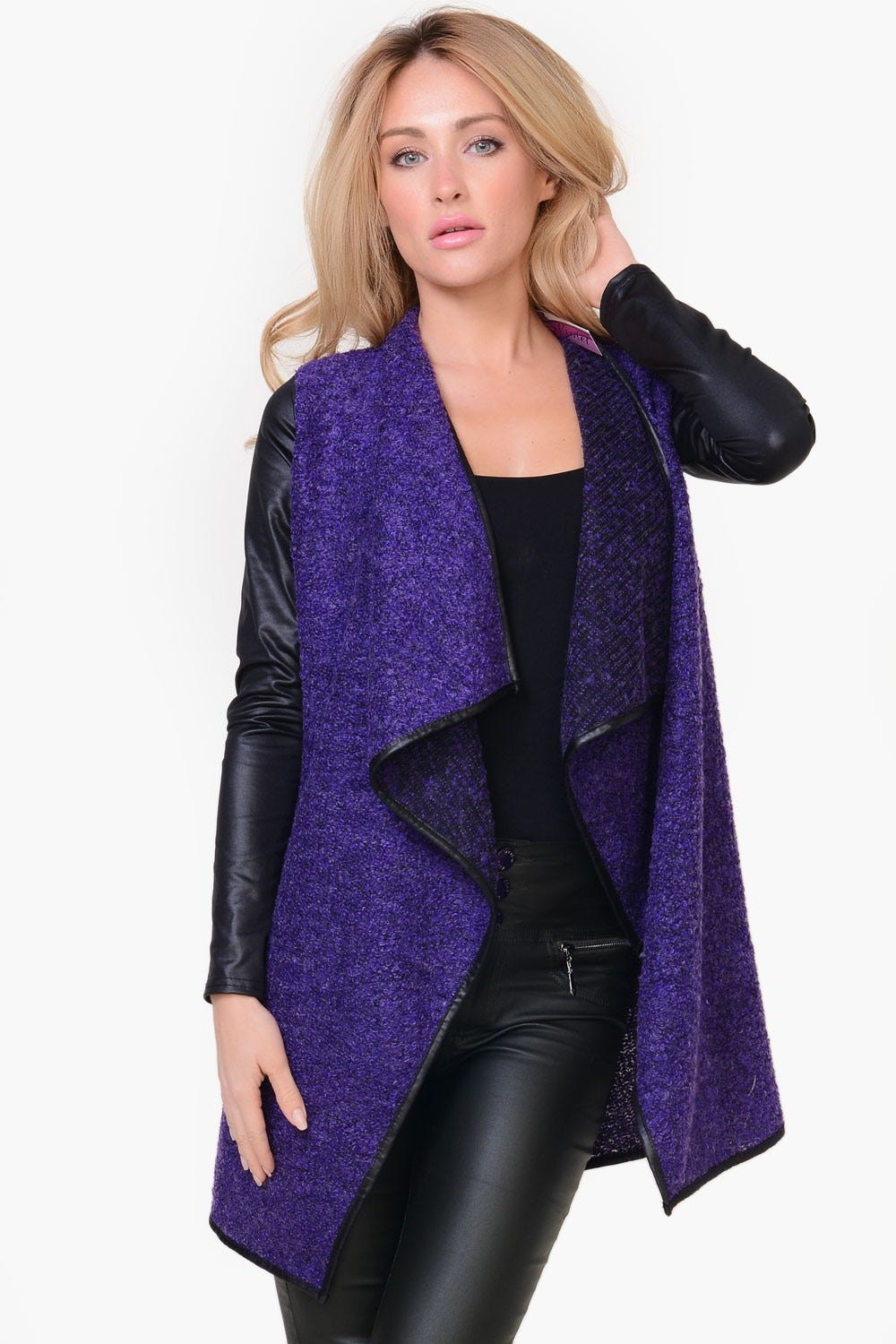 Purple Waterfall Cardigans For Women: Colour That Has Been Considered To Be  The Perfect Glamorous One | by Fredes Heden | Medium
