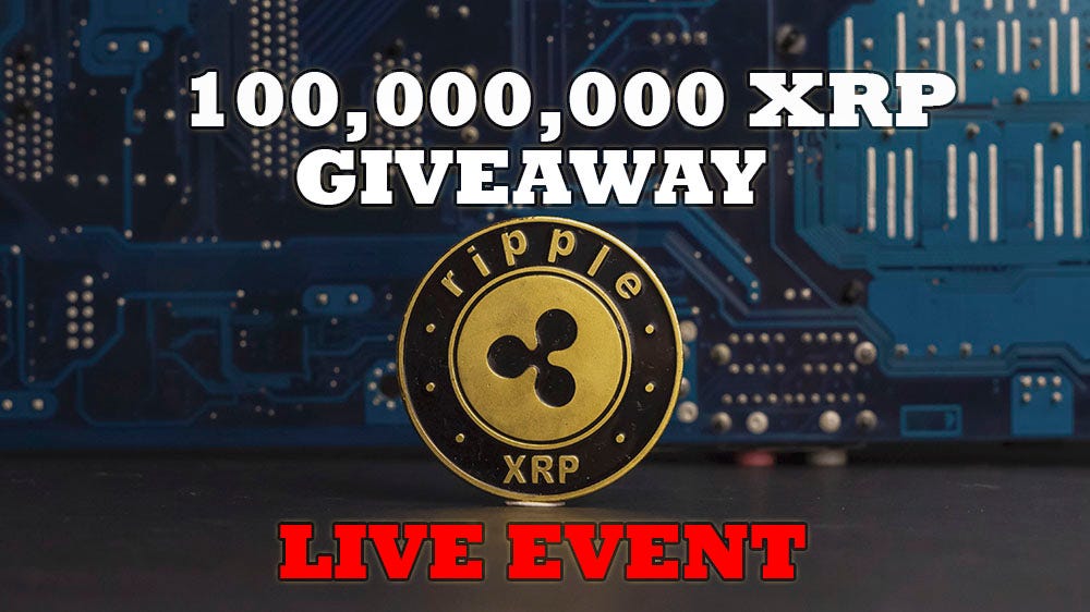 🔴Breaking News🔴 100,000,000 Brad Garlinghouse XRP Ripple Giveaway
