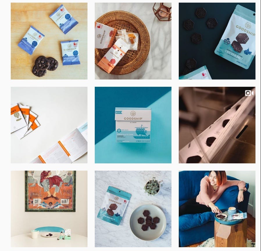 Six Stunning Examples of TopShelf Cannabis Instagram Feeds by PLD