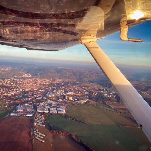 Photo over city.