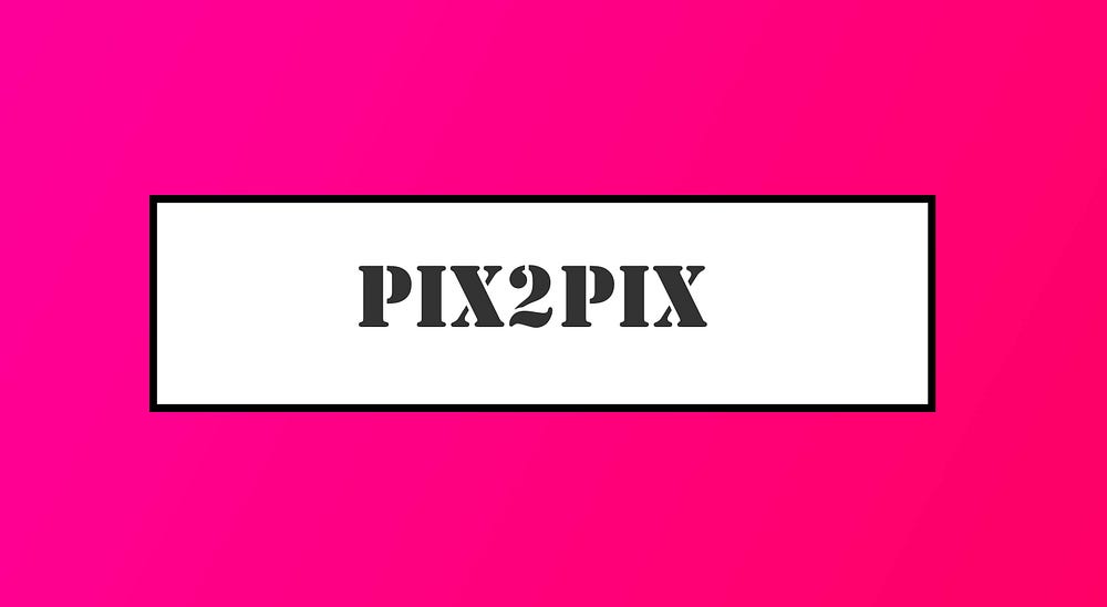GAN Pix2Pix Generative Model - Towards Data Science