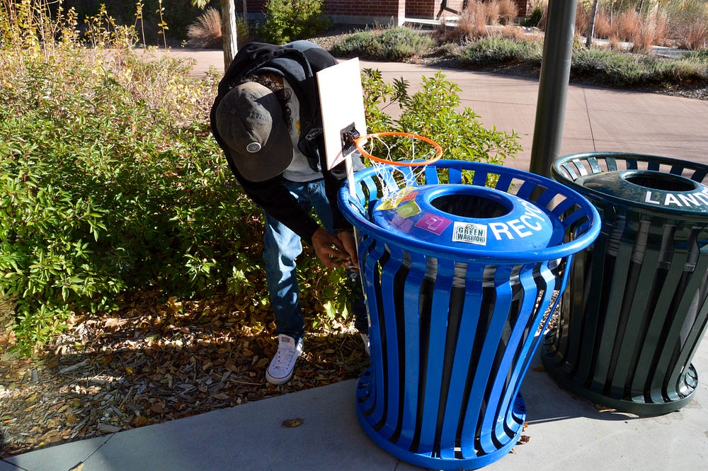 Get Your Own Rebound Basketball Hoops for Recycling by Cult Agentz