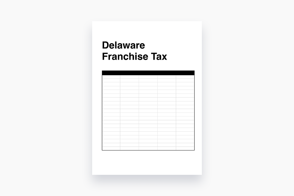 How to calculate and pay Delaware Franchise Tax by Leona Mondsee