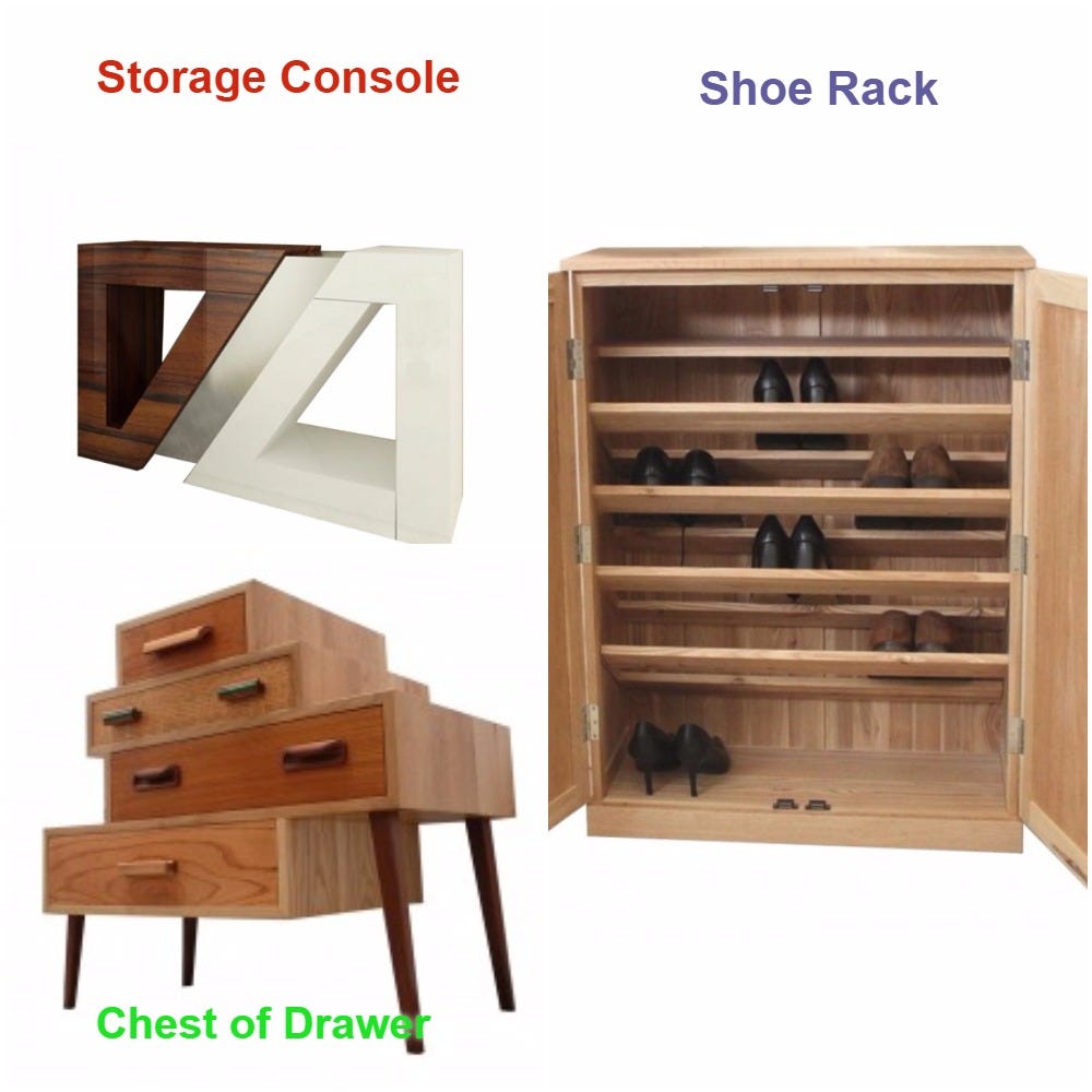 Buy Space Saving Storage Furniture for Home by Wood Flicker Medium