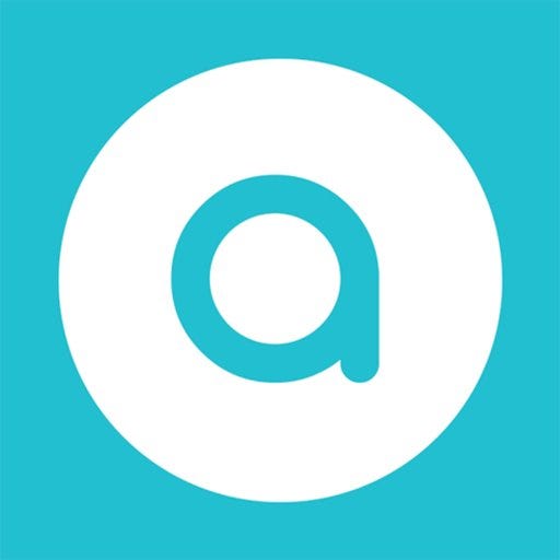 The Aira logo: a light blue, lower case sanserif letter a surrounded by a white circle.