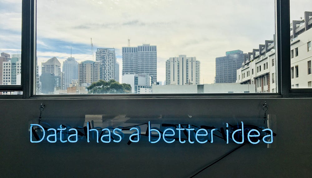 "Data has a better idea" by Franki Chamaki on Unsplash