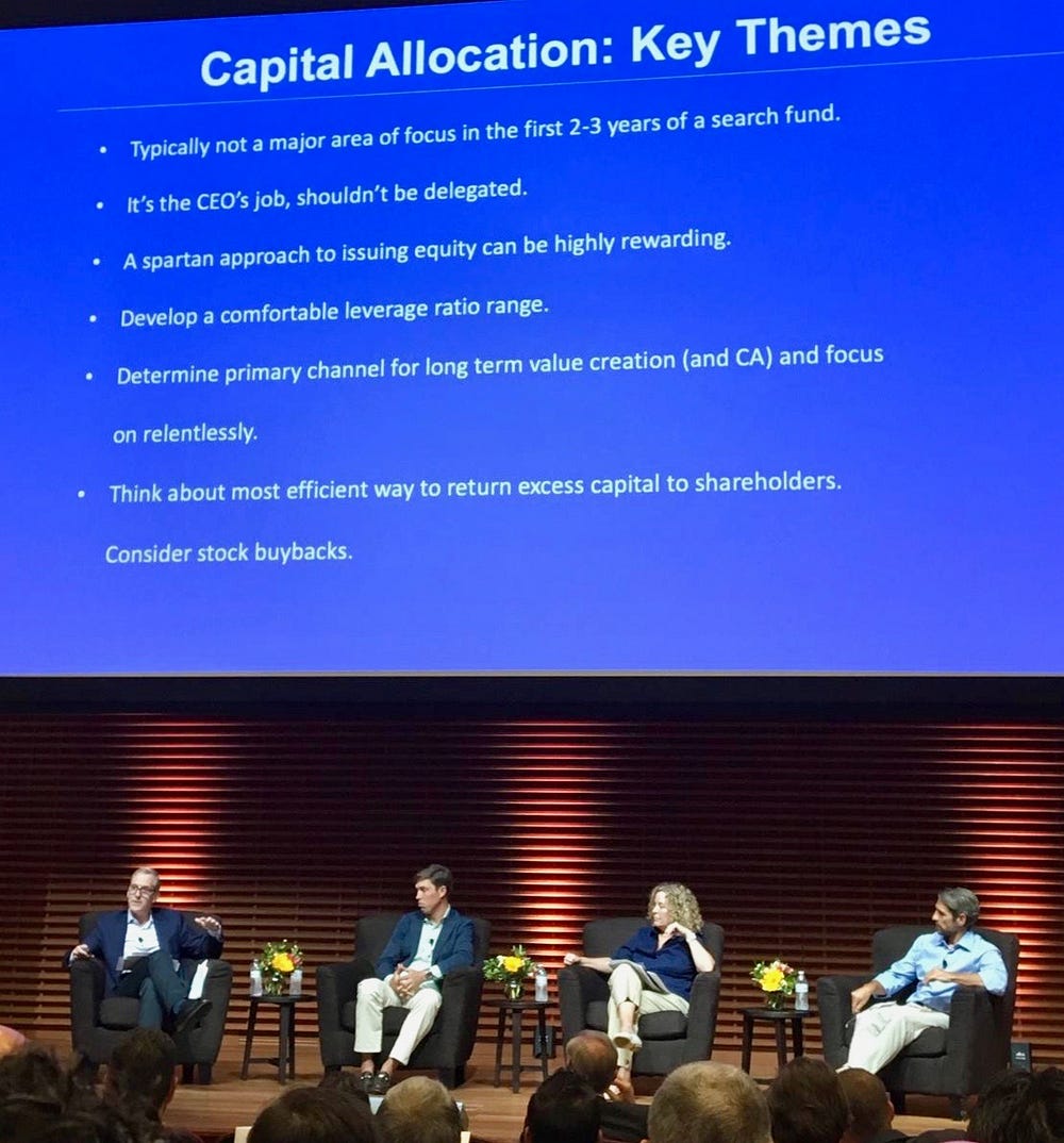 What I Learned 2019 Stanford Search Fund CEO Conference by Eddy