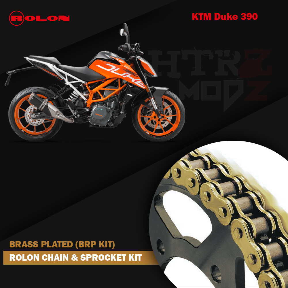 duke 390 chain sprocket life