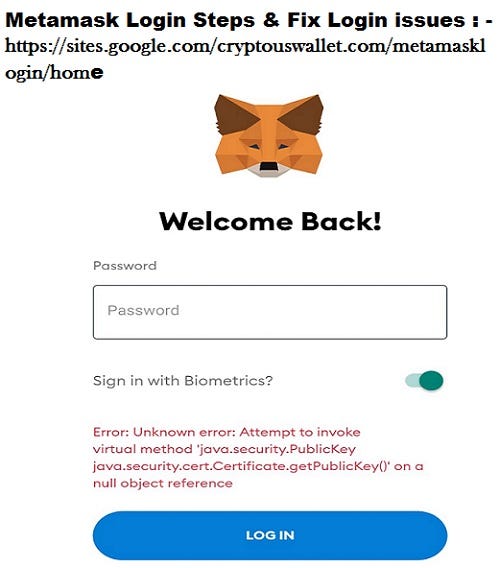 Metamask Login