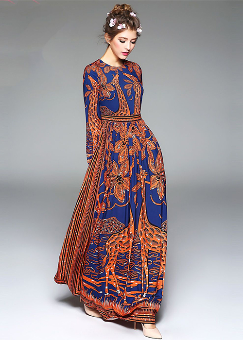 Giraffe print dress. Giraffe print dress | by Giraffe print maxi dress ...