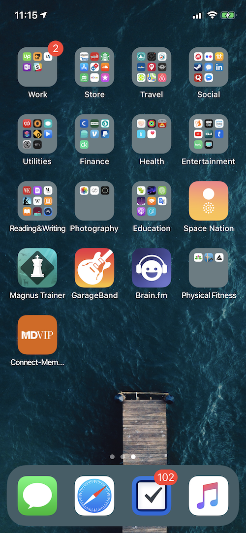 why is my phone black and white now