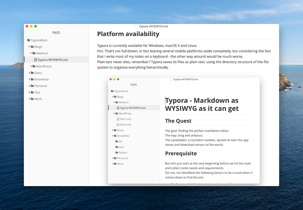 Typora Screenshot