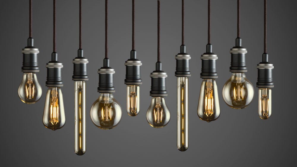 Designer bulb lights Clearance