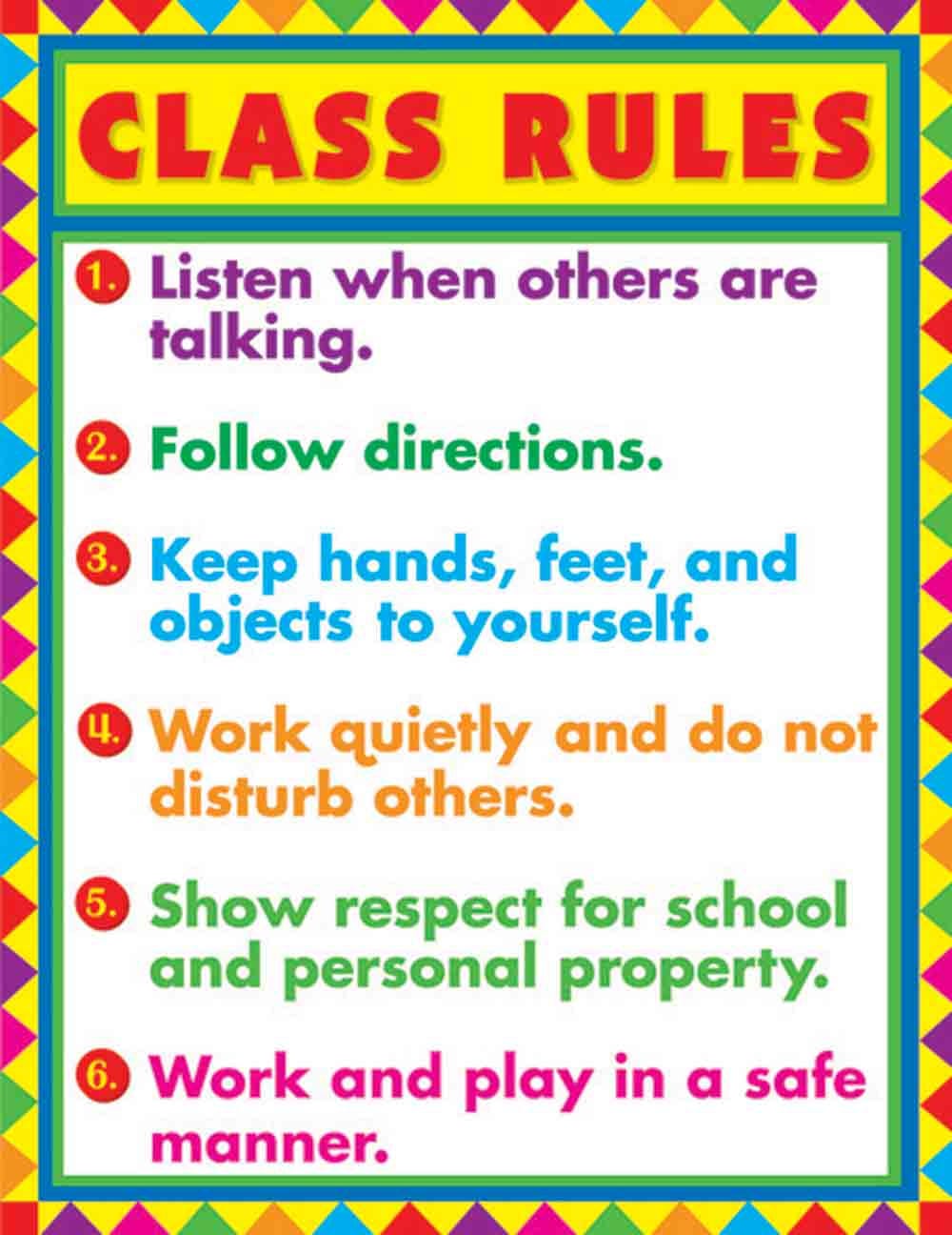 school tour rules