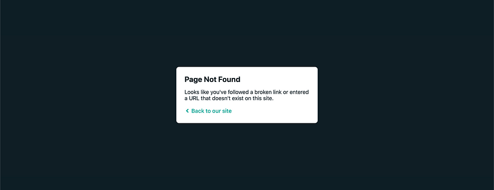 Netlify’s 404 Page