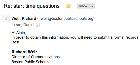 What S In The Bps Mit Start Time Memos By Schoolyard News Boston Parents Schoolyard News