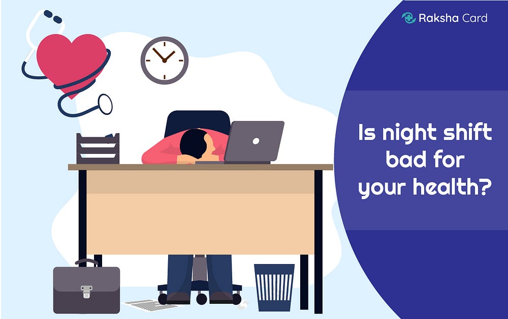 Is night shift good for your health? by Raksha Card Medium