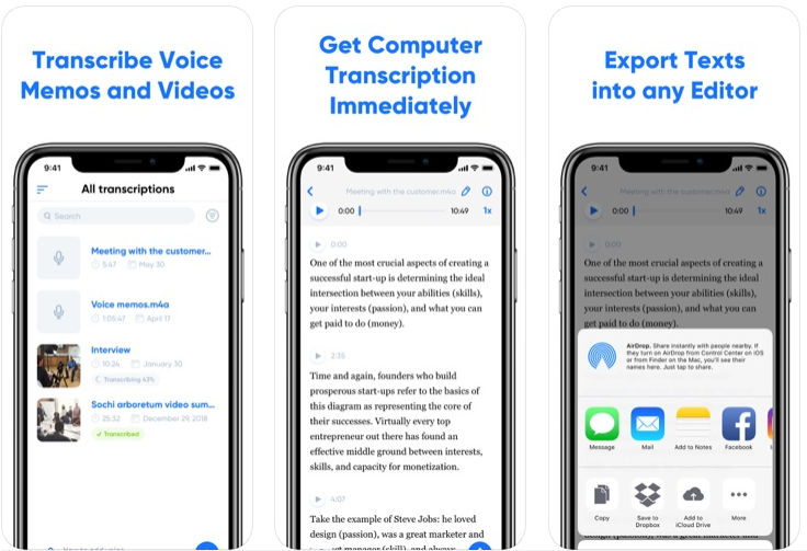 how to voice to text on iphone