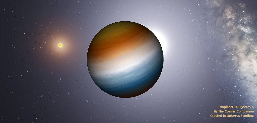 Exo planet radio waves