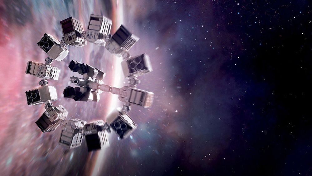 is interstellar about time travel