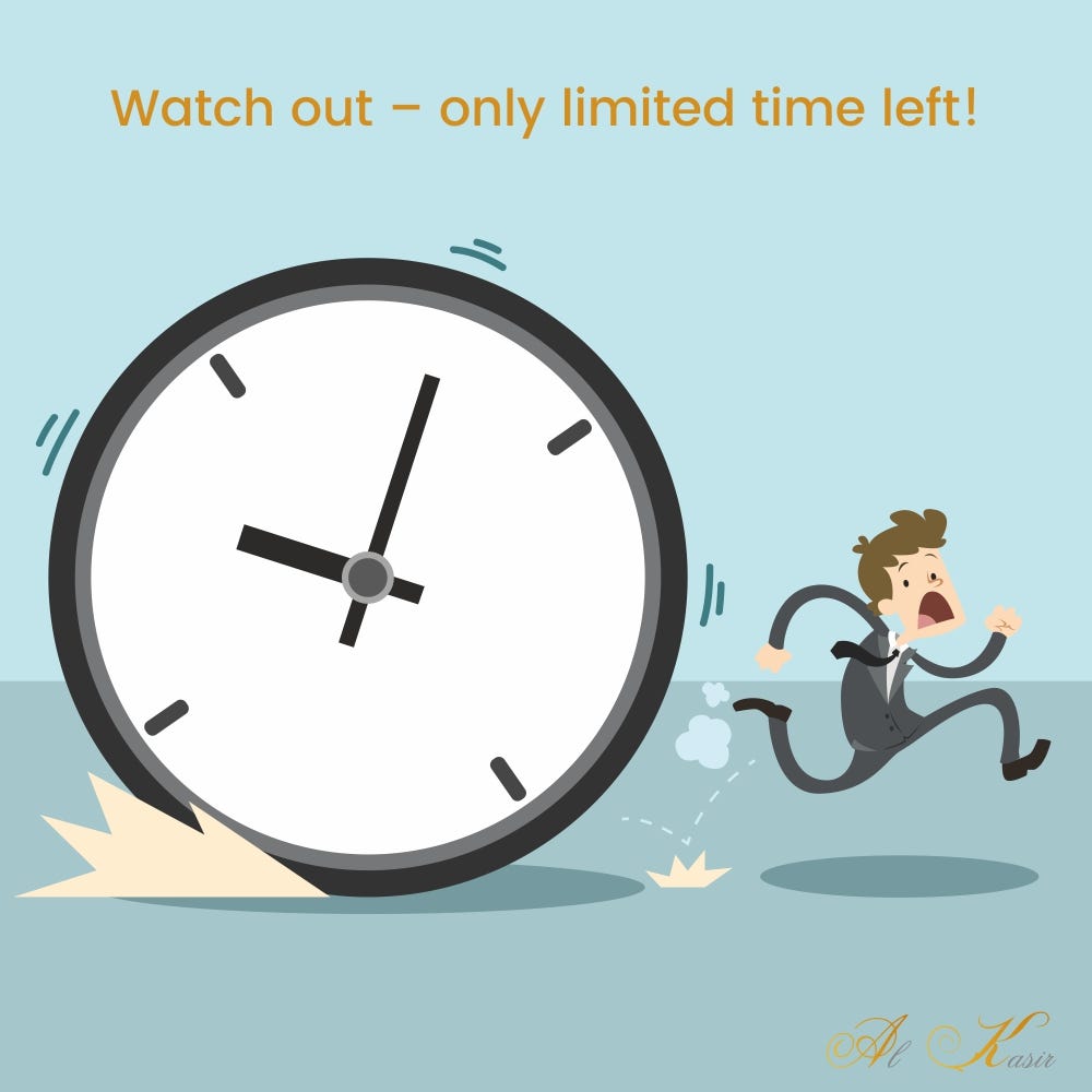 The clock is ticking faster than ever. by AlKasir Portal Medium