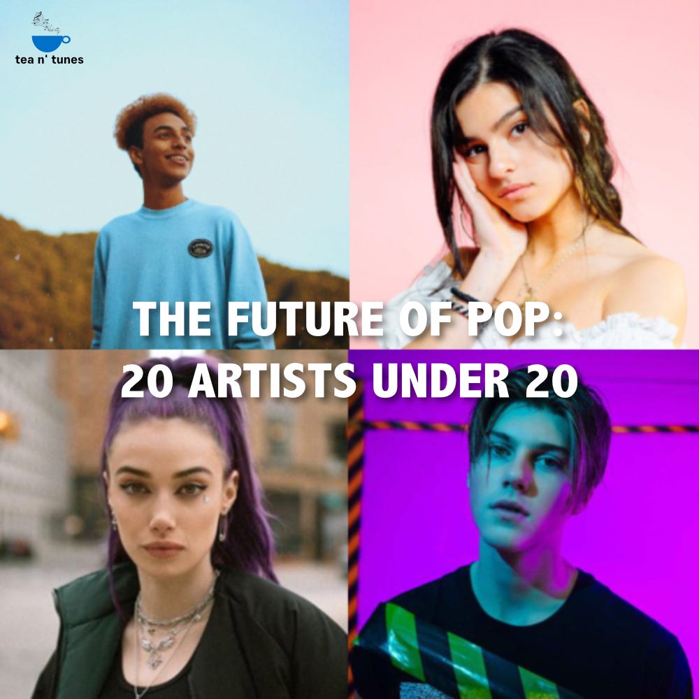 The Future of Pop: 20 Artists Under 20 | by Tea n' Tunes | Medium