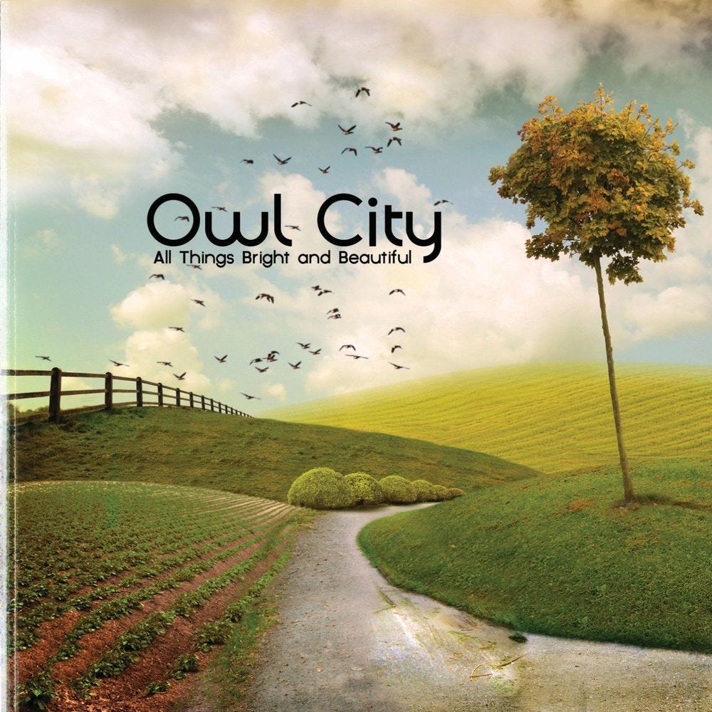 Unplayed Items All Things Bright And Beautiful By Owl City By Peter Ramsey Medium