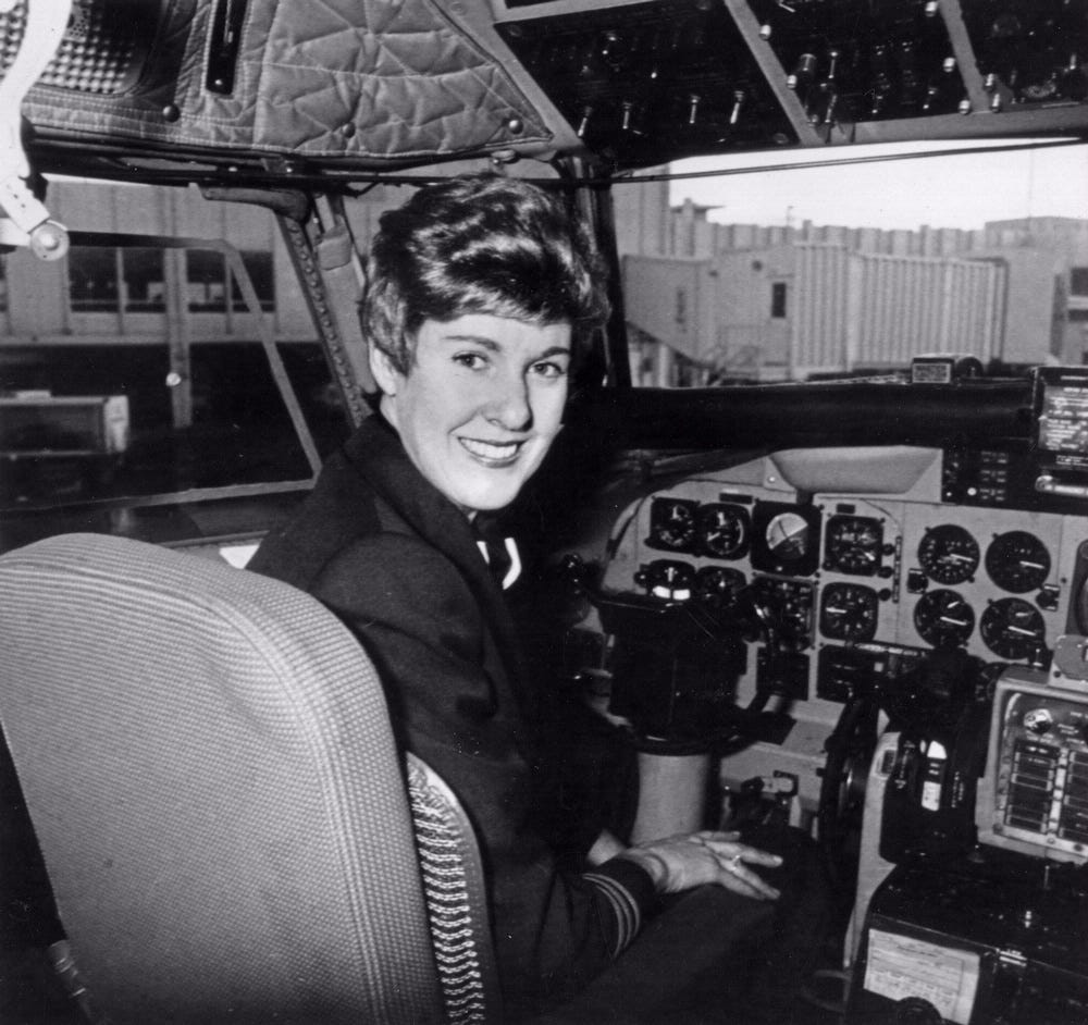 A Cockpit View of History. Emily Howell Warner, the first woman… | by  Federal Aviation Administration | Cleared for Takeoff | Medium