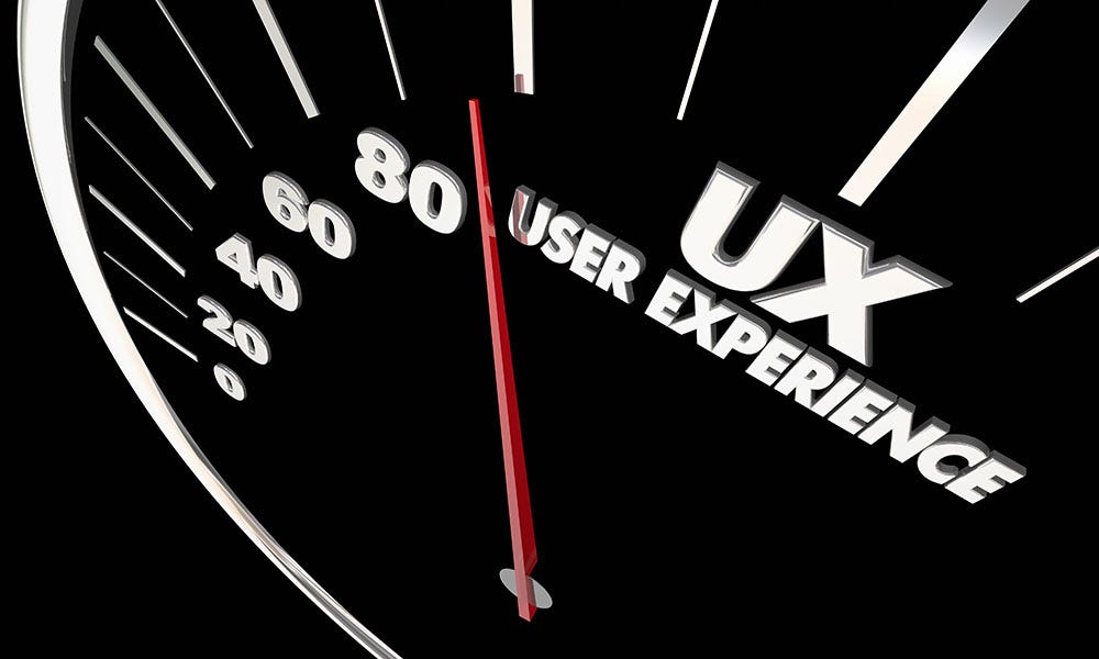 Analog gauge of UX level