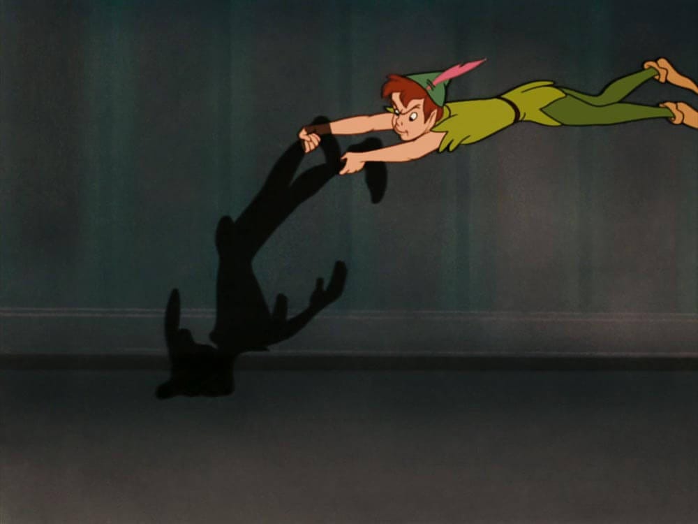 Peter Pan and His Shadow. It's funny what pops into our minds as… | by  Victoria Rego | Medium