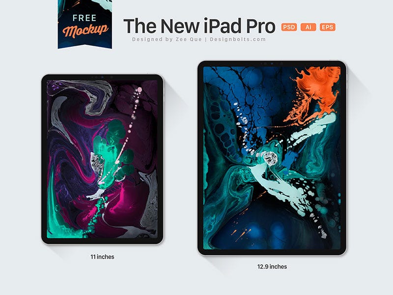 Free Ipad Pro Mockups For 2020 Psd Sketch July 2021 Ux Planet