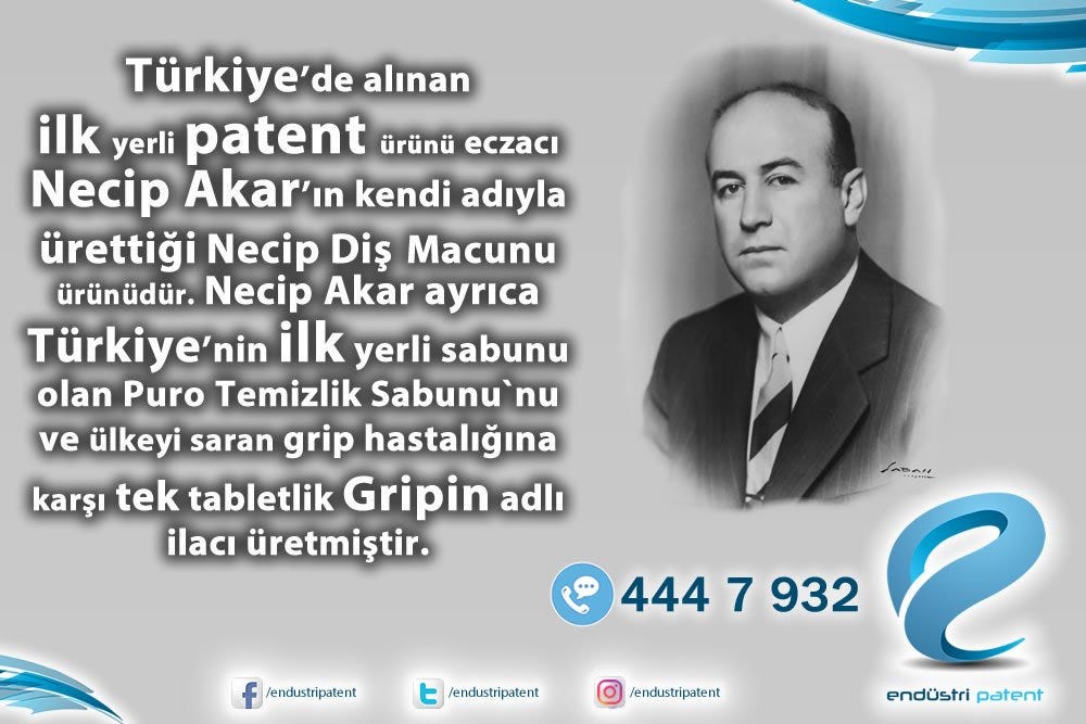 Turkiye De Ilk Patent Sahibi Turkiye De Alinan Ilk Yerli Patent By Endustri Patent Medium