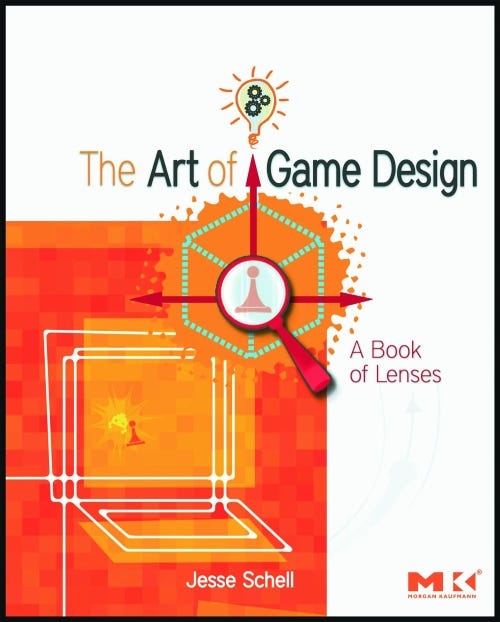 The cover of The Art of Game Design by Jesse Schell