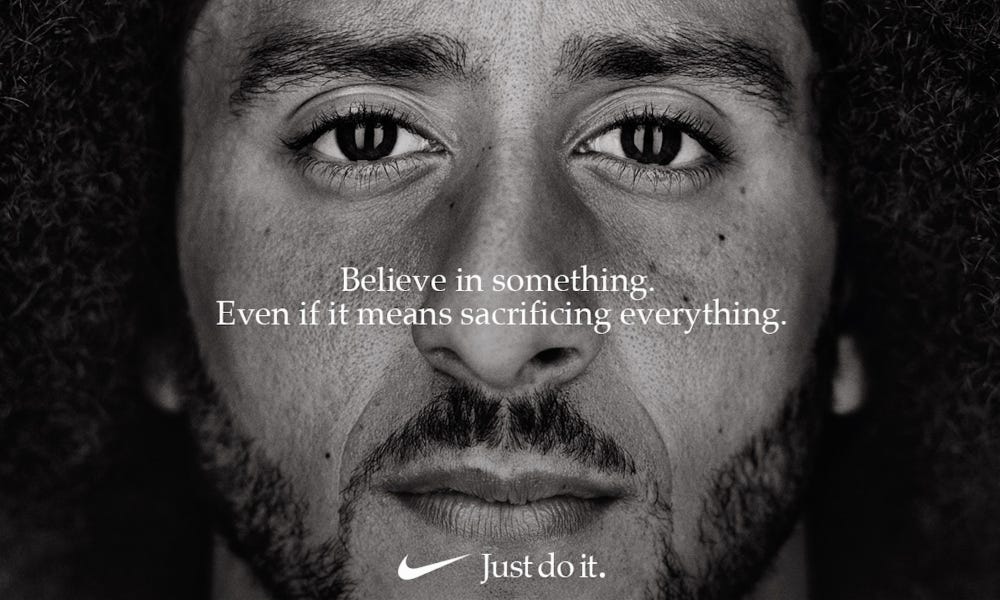 Why Nike's new Kaepernick ad is a stroke of branding genius. | by Tobias  Dahlberg | Medium