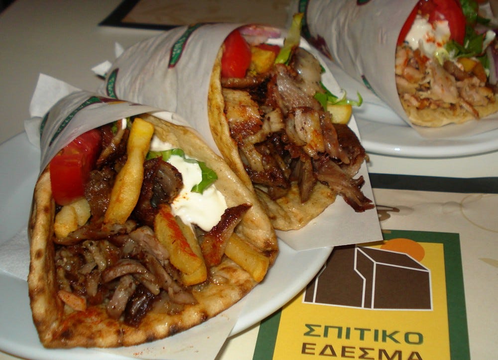 Most Popular Greek Street Food. Gyros | by Zaliki Hotel | Medium