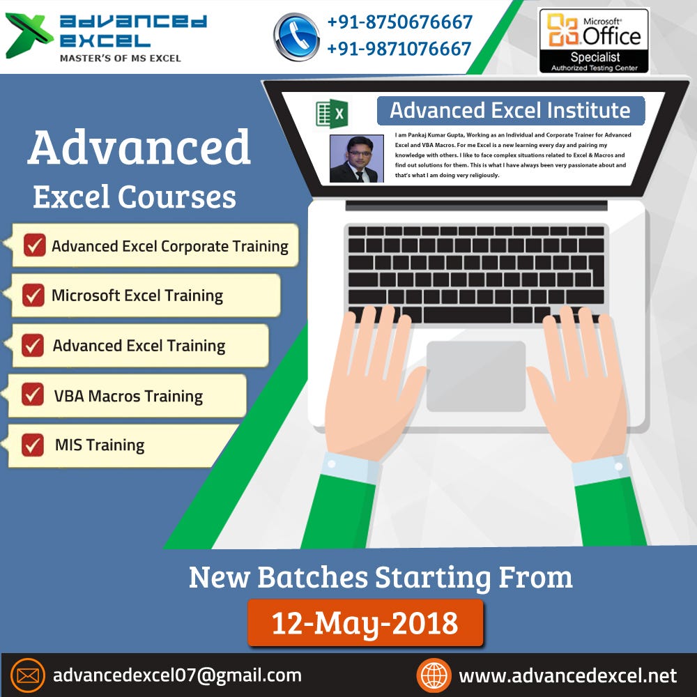 advanced excel training