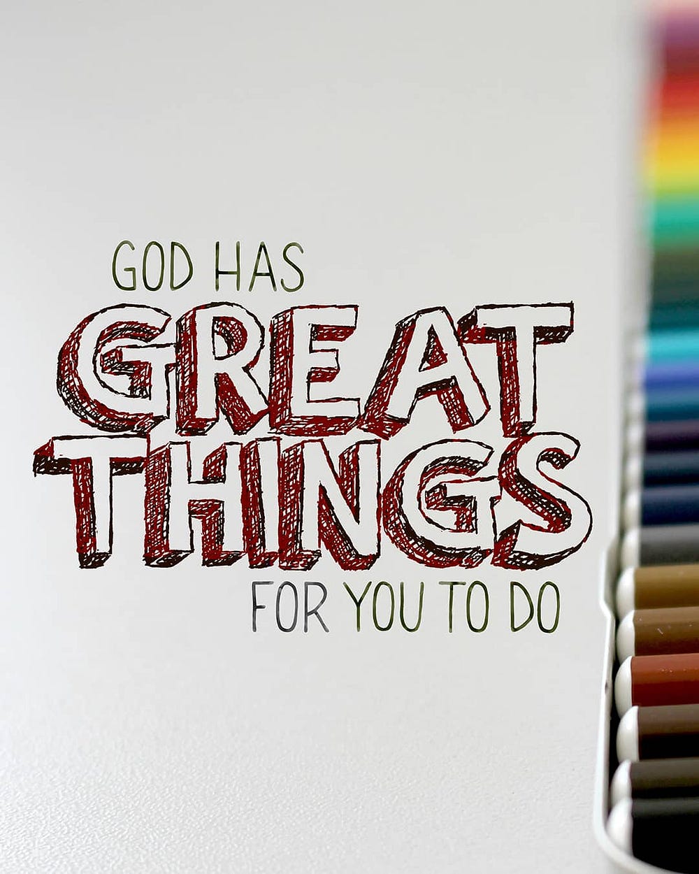 god has great things for you to do — small voice today