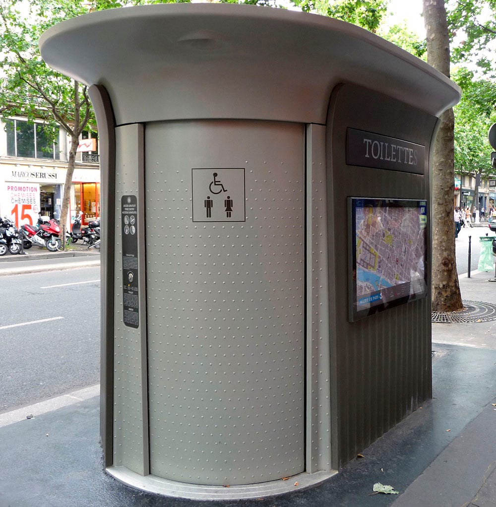 Public toilets in Paris. When I was traveling in Paris several… by