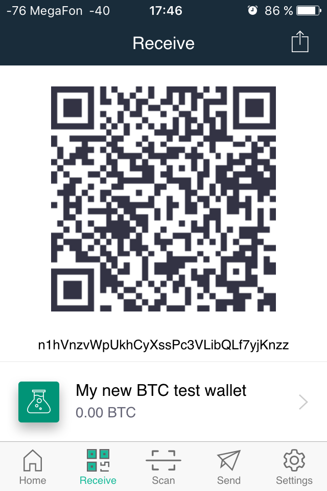 How To Set Bitcoin Testnet Wallet On Your Smartphone With Btc Test - 