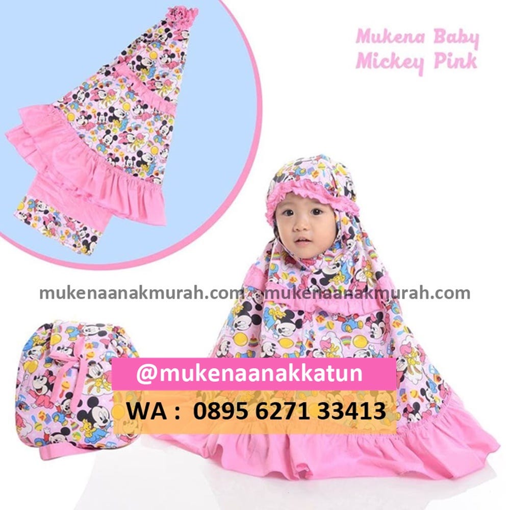 Mukena Bayi Karakter Lucu Murah Wa 0895627133413 Dhina