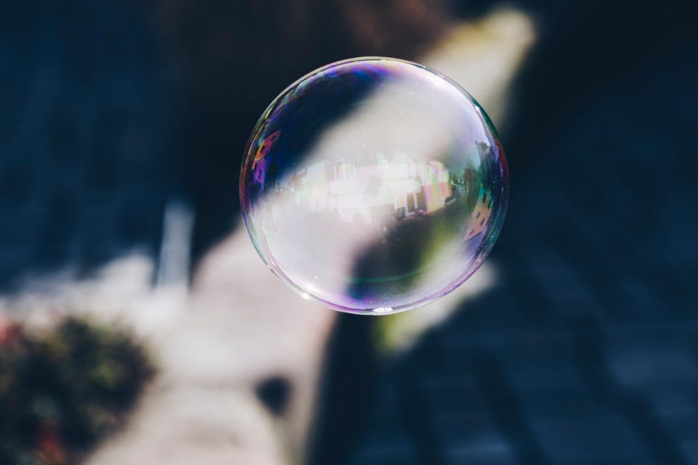 Transparent bubble