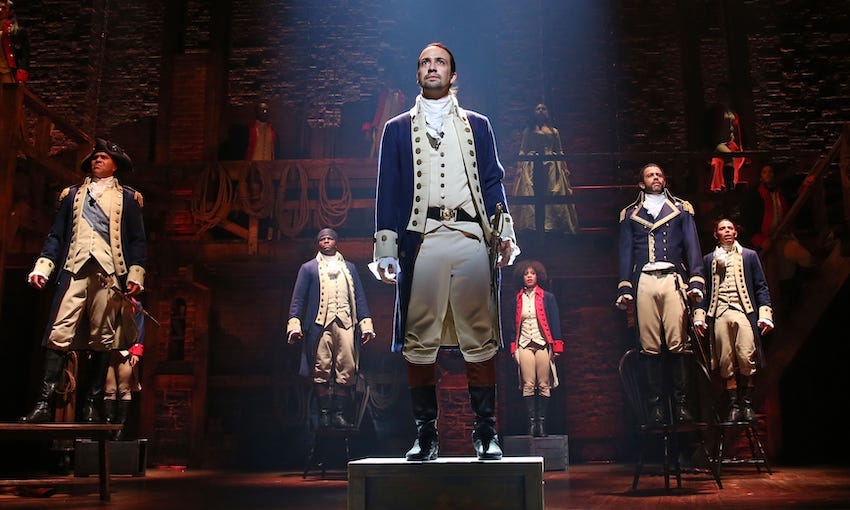 The cast of the global phenomenon of a musical, Hamilton, based on the founding father’s life.
