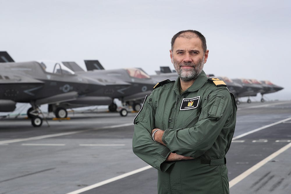 Commodore Steve Moorhouse, Commander UK Carrier Strike Group