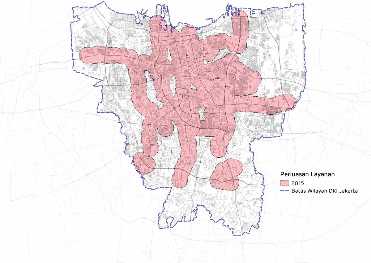 Map Commuter Jakarta - Maps of the World