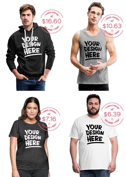 spreadshirt shopify