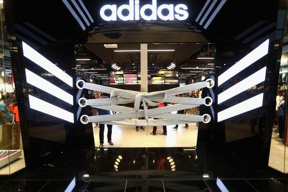 adidas store layout