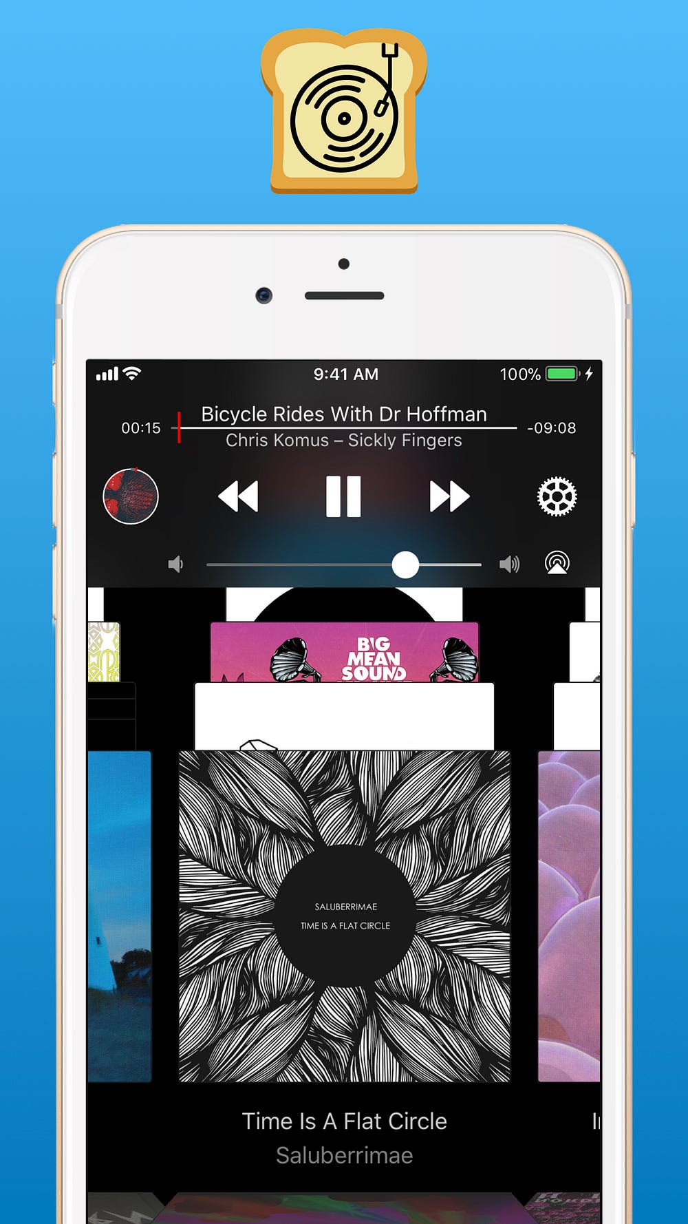 Introducing Jams On Toast, a delightful music player by Jams On Toast