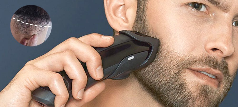 shape beard with trimmer